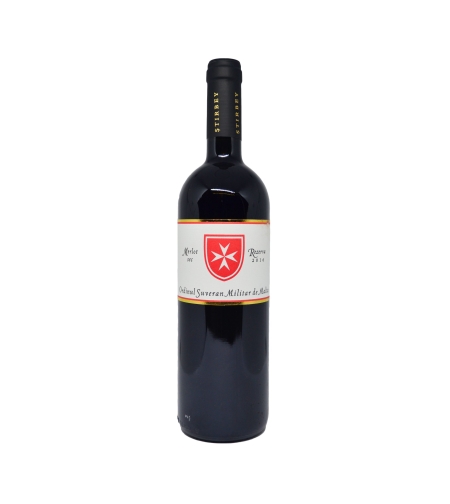 ŞTIRBEY MERLOT REZERVA ORDINUL DE MALTA 2018