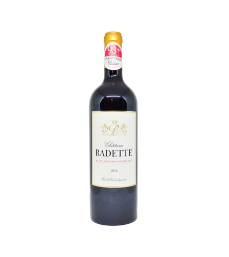CHATEAU BADETTE <br> SAINT-EMILION GRAND CRU 2016