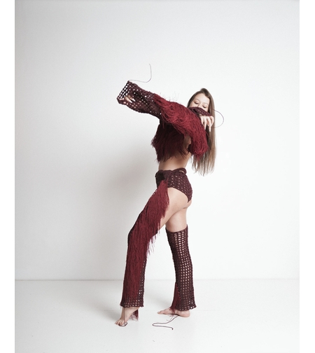 Rodeo Shorts and Fringe Chaps Bordeaux