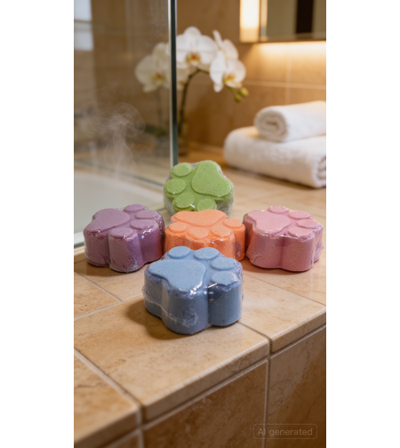 Bombe de baie naturale pentru piele sensibila