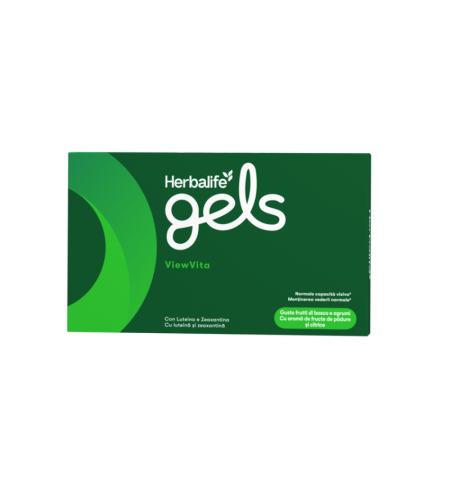 Herbalife Gels ViewVita Aromă de fructe de pădure și citrice 30 de comprimate de gel masticabile