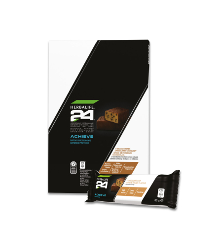 Batoane Proteice Achieve H24 cu aromă de Fursecuri cu Ciocolată 6 batoane x 60gr per cutie