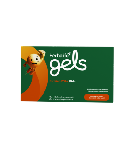 Herbalife Gels NutrientVita Kids Aromă Tutti frutti 30 de comprimate de gel masticabile