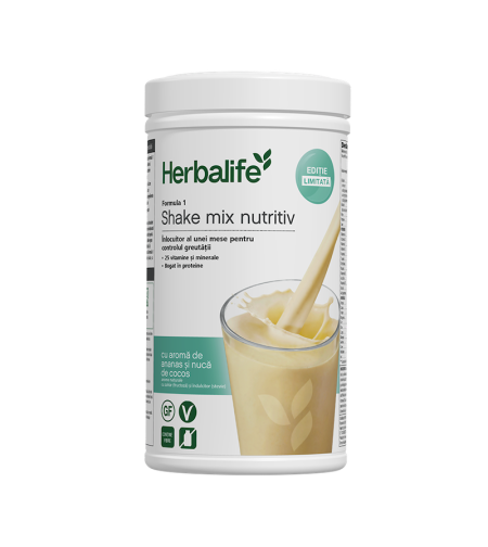 Formula 1 shake mix nutritiv Ananas și nucă de cocos 550g