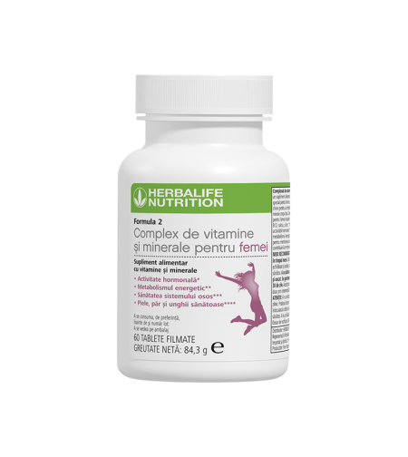 Formula 2 Complex de Vitamine și Minerale pentru Femei 60 de tablete