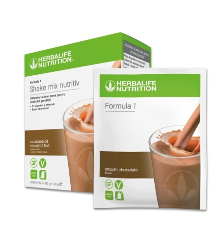 Shake-ul Formula 1 Ciocolată Fină Pachet de 7 pliculețe