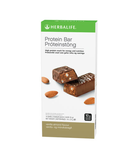 Batoane proteice Vanilie și migdale 14 batoane per cutie