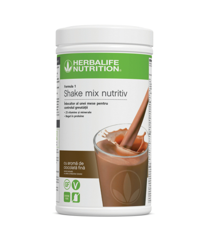 Shake-ul Formula 1 Ciocolată fină 550g