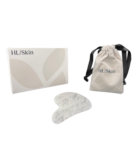 Gua Sha din jad alb