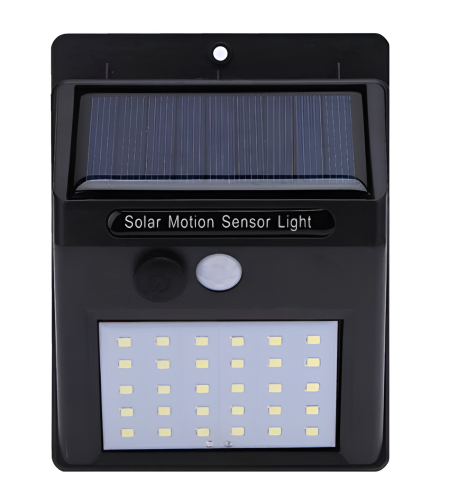 Lampa Solara de Perete, cu Senzor de Miscare si Lumina, 30 LED-uri, Neo™
