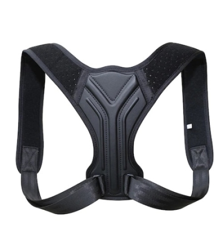 Aparatoare pentru spate Neo™, suport cu functie de indreptare, marime reglabila, bretele ajustabile, pentru spate drept, unisex, material textil, M, negru