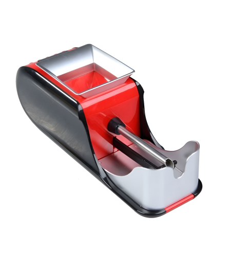 Aparat Profesional pentru Injectarea Tutunului, Electric, Compact, Rosu/Negru, Neo™