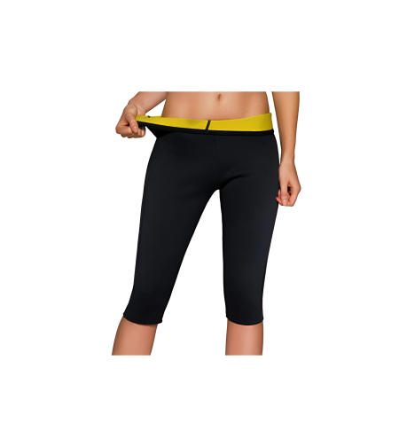 Pantaloni Scurti de Slabit si Modelare Corporala Neo™ din Neopren, Design Confortabil, Negru, M