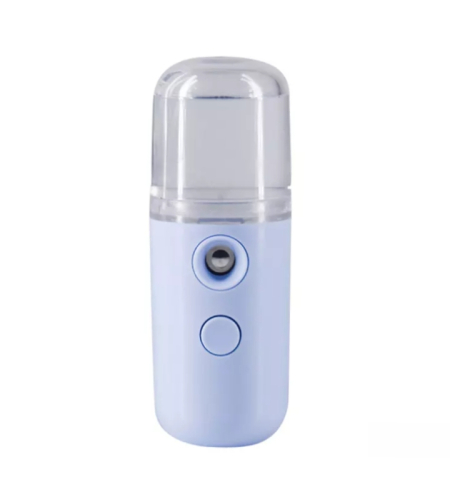 Spray Hidratare Faciala,Nano Ⅱ®,Igienizare, Curatare Ten, Abur Rece, Incarcare USB,30 ml, Albastru