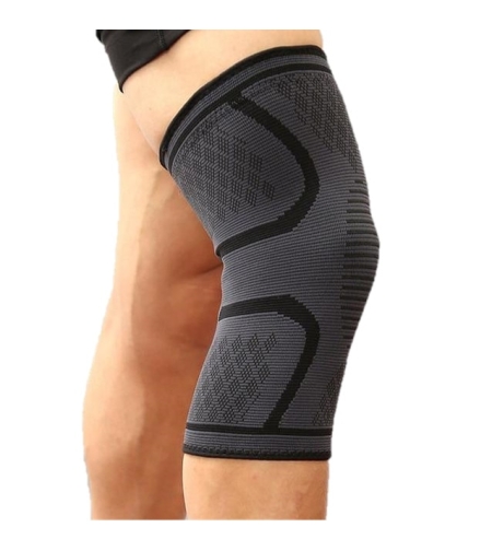 Genunchiera elastica respirabile, Neo™ A-7718 pentru fotbal, baschet, tenis, Negru