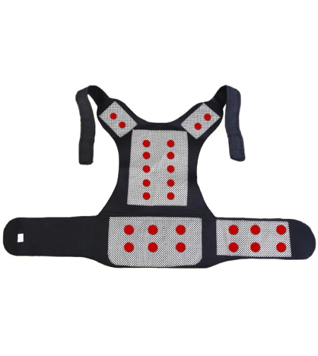 Aparatoare tip vesta Neo™ cu functie de incalzire, 16 Magneti, Unisex, Negru