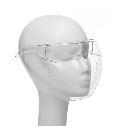 Viziera profesionala protectie faciala, Neo, transparenta, usoara, dezinfectabila, reutilizabila