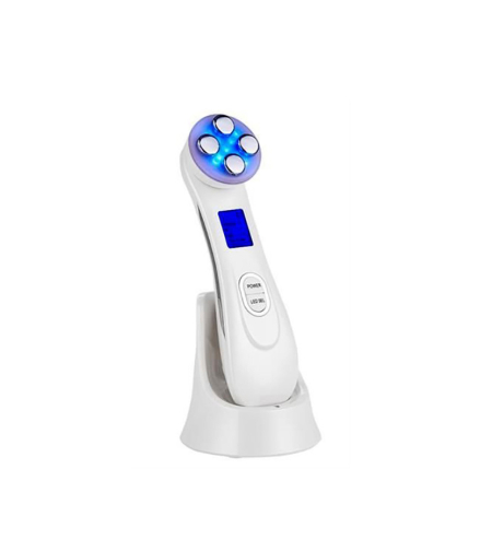 Dispozitiv tratament facial, 5 Moduri tratament, cu Radiofrecventa si masaj electro vibratii ,stimulator, antirid, albire, curatare, lifting si regenerare