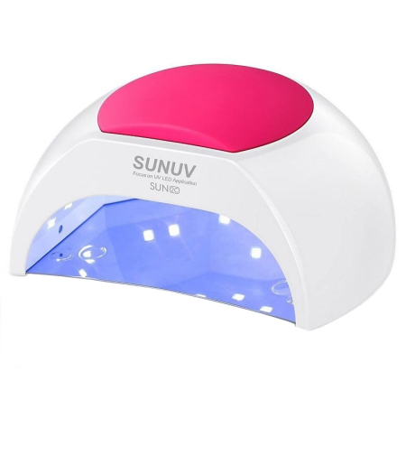 Lampa unghii SUNUV, profesionala, UV LED 48W, , duala, timer, senzor miscare, detasare magnetica