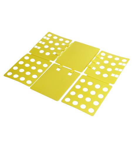 Dispozitiv Profesional pentru Impaturit Haine, Potrivit pentru Adulti, Marimile S/M/L/XL, Galben, Neo™