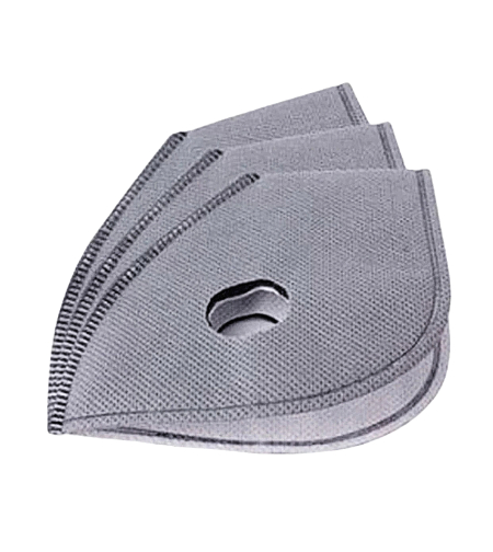 Set 3 Filtre de Rezerva Carbon pentru Masca Sport de Protectie cu 2 valve