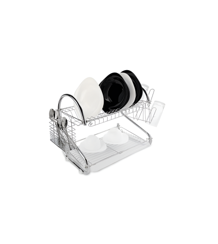 Suport Uscator Vase Neo™ cu 2 Nivele, Dimensiuni 38 x 25 cm