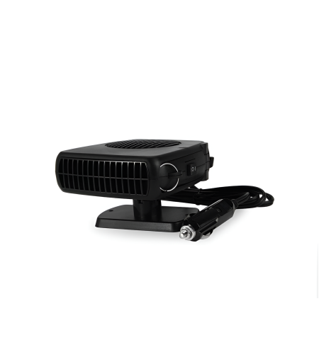 Aeroterma Auto 200W pentru Alimentare la Priza Auto 12V - Functie de Aer Calde si Rece, Culoare Negru, Buton On/Off, MKT™