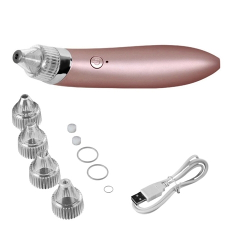 Aparat indepartare puncte negre,de grasime,acnee Vacuum Presure Cleaner, Roz