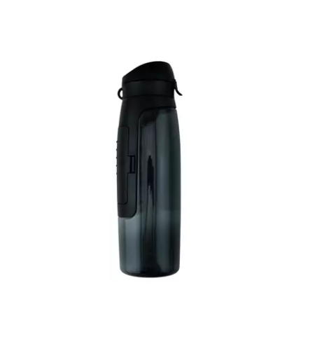 Sticla Sport cu Compartiment Card Bani Chei, 750 mp, Neo Bottle Black