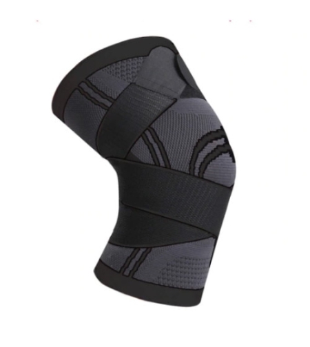 Aparatoare pentru genunchi Neo™, cu bretele, elastica, ajustabila, respirabila, Gri/Negru Marimea XL