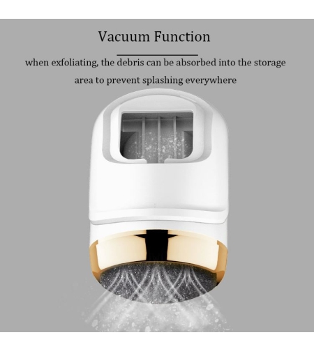 Set Aparat Profesional pentru indepartare bataturi Calus Cravata Neo™ Foot Polisher Vacuum, cu aspirator, inlatura si pielea uscata, display digital, LED, incarcare USB, 2 role, 2700 rpm, V510 IPX7