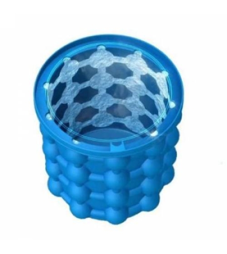 Frapiera Pentru Racirea Bauturilor, Neo™ Ice-Ice-Baby®, din Silicon Fara BPA, 120 De Cuburi, 11x11x12cm, Albastru
