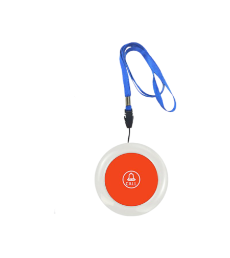 Buton SOS de Panica pentru varstnici Neo™ Tuya®, Aplicatie Smart, fara WIFI, Alb/Rosu