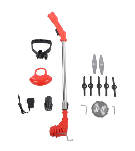 Masina de Tuns Iarba Electrica, Cu Accesorii Incluse, 12 V, Rosie, NEO™