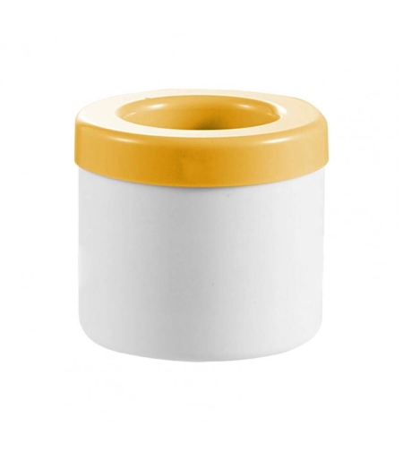 Forma Gheata Pentru Racirea Bauturilor, Neo™ Ice-Ice-Baby®, din Silicon Fara BPA, cu Capac, Alb-Galben