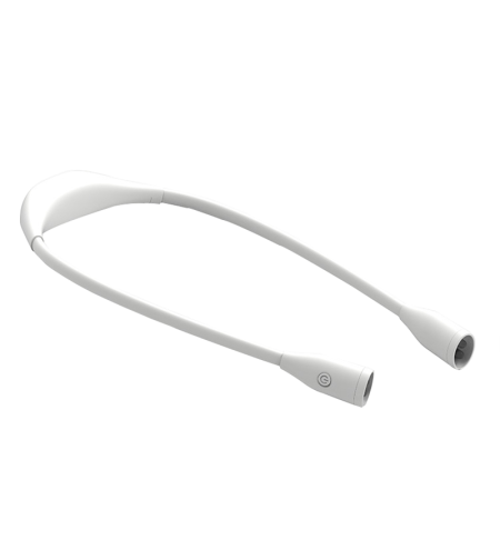 Lumina pentru Citit cu Pozitionare pe Gat, YWX, Flexibila, reincarcabila USB, Multifunctionala, cu 3 Tipuri De Lumina LED si 3 Nivele de Intensitate, Alb