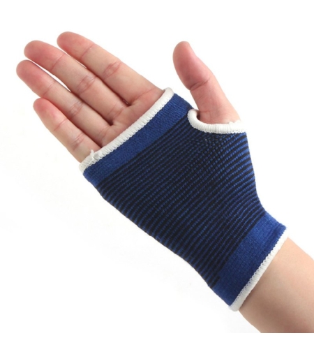 Set 2 fase elastice cu deget pentru protectia palmei, compatibil cu activitatea fizica, manseta elastica cu deget