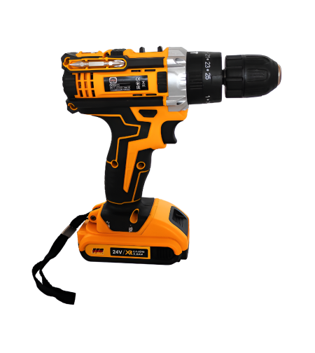 Set Masina de Gaurit cu Percutie Autofiletanta 26 de Piese, 24 V, Neo™