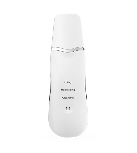 Dispozitiv curatare fata cu ultrasunete, sundiguer®, 3 moduri, indepartare puncte negre, hidratare, skin scrubber, 600mAh, Alb