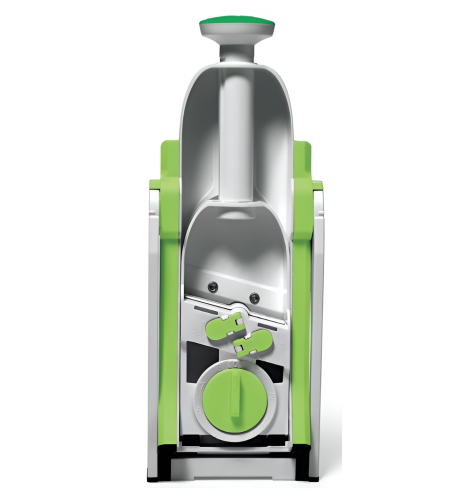 Feliator de Legume Neo™, Pliabil, 4 functii, Tava de Colectare, Verde