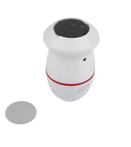 Aparat pentru exfolierea picioarelor Findback, Abs, Alb