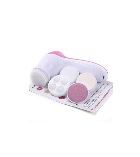 Aparat pentru scrub facial 5 in 1, cu baterii
