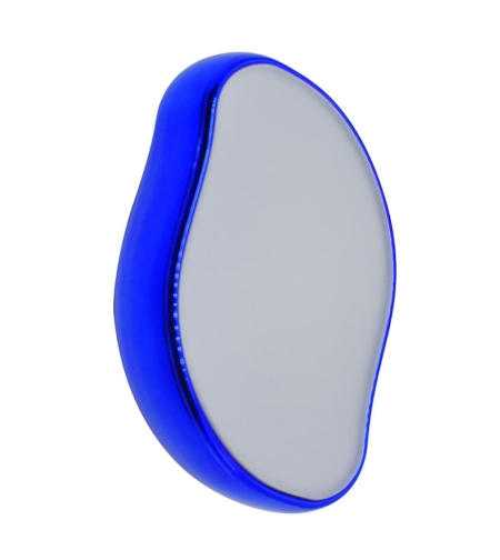 Piatra Nano Glass Onuvio®, pentru Epilat prin Frecare, Crystal Hair Eraser, microcristale, functie dulbla epilare si exfoliere, Albastru