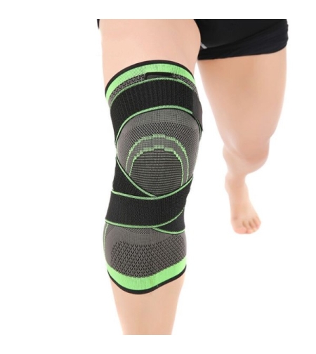Aparatoare Neo™ pentru genunchi Verde cu Negru, Textil si Nylon, Marime XL