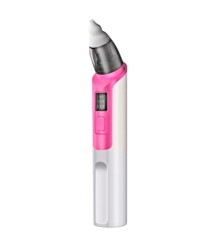 Aspirator nazal electric Neo™ Baby® pentru bebelusi si copii silentios, 6 Trepte de Aspirare, Portabil, cu Incarcare USB, cu Baterie reincarcabila 500mAh, Putere de aspirare 65 kpa, si 2 Capete de silicon, Roz