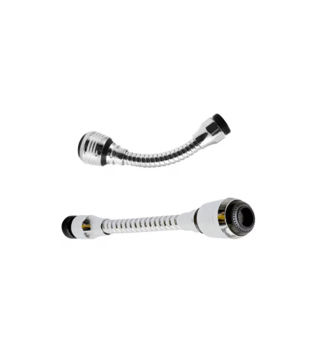 Prelungitor Universal Neo™ pentru Robinet 13 cm, 2 Fluxuri, Argintiu