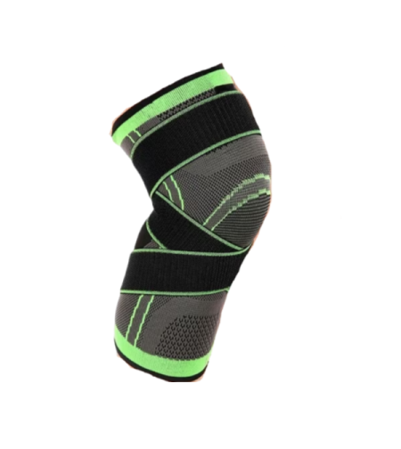 Aparatoare pentru genunchi Neo™ Verde cu Negru, Textil si Nylon, Marime S 24 cm