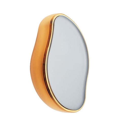 Piatra Nano Glass Onuvio®, pentru Epilat prin Frecare, Crystal Hair Eraser, microcristale, functie dulbla epilare si exfoliere, Auriu