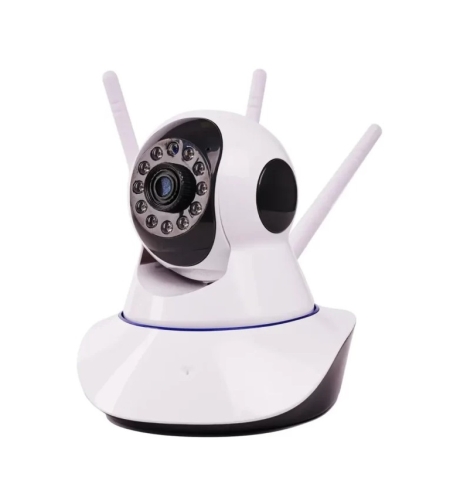 Camera de supraveghere HD cu rotire 360, WiFi, 3 Antene, cu Monitor Bebe Night Vision si Rotire Automata, Neo™ Camy-Cam®
