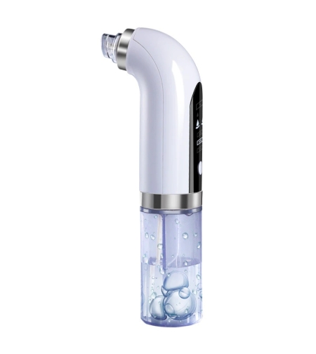 Aparat de Hidro Dermabraziune Neo™ Hidra Premium, pentru hidratare si curatare, indepartare puncte negre, incarcare USB, 3 moduri, 6 capete, Alb
